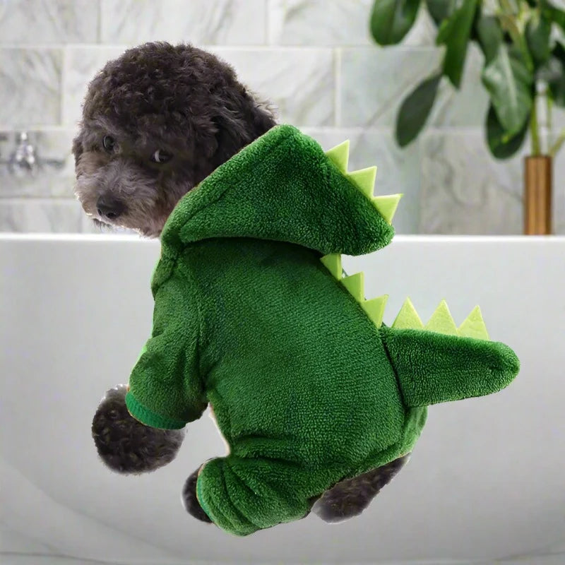 Pet Dinosaur Plush & Snug Winter Costume