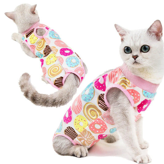Cat Weaning Cotton Sterilization and Surgery Recovery Clothes