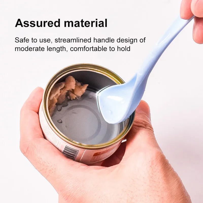 Silicone Wet Food Lid Cover with Spoon