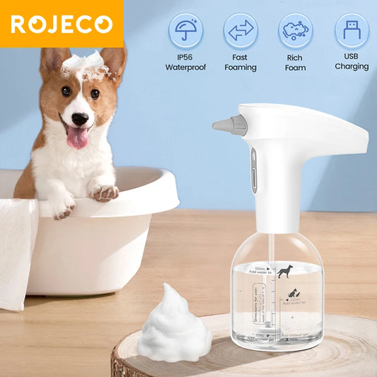 ROJECO Smart Pet USB-Charging Automatic Soap Dispenser for Baths