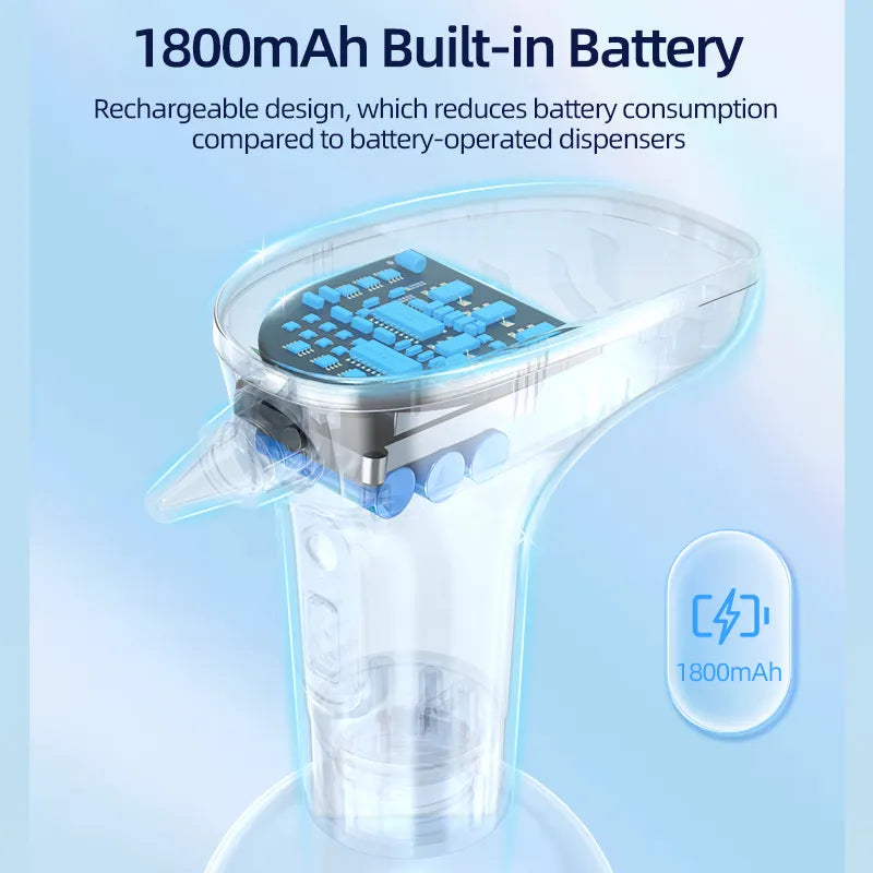 ROJECO Smart Pet USB-Charging Automatic Soap Dispenser for Baths