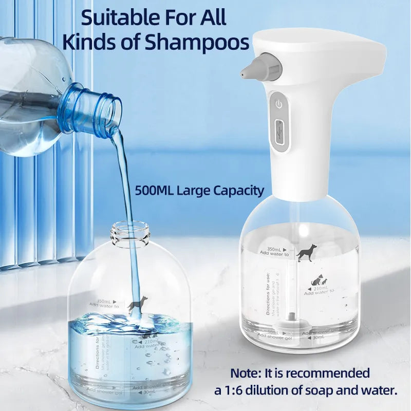 ROJECO Smart Pet USB-Charging Automatic Soap Dispenser for Baths