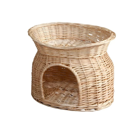 Rattan Wicker Cat Nest