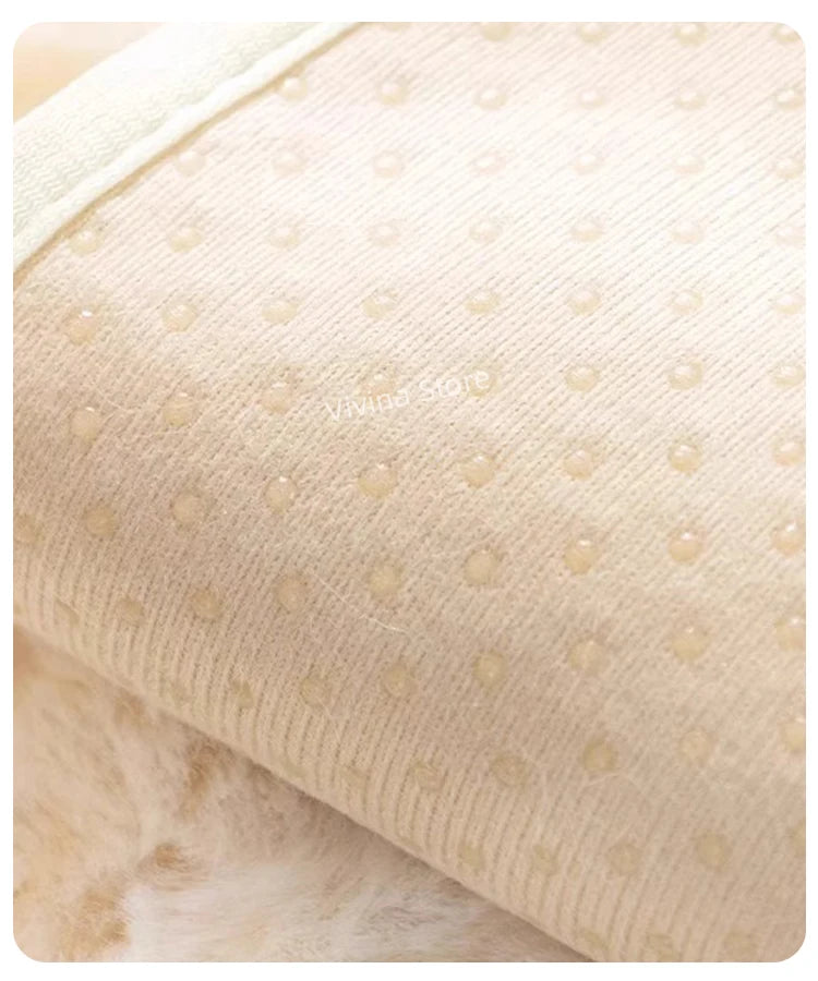 Faux Rabbit Hair Anti-Slip Fluffy Rug