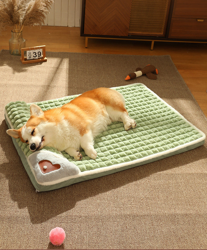 Plush Sleeping Mattress Calming Bed with Removable Cover