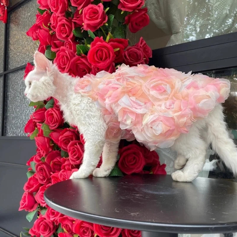 Double-layered & Breathable Soft Pink Rose Princess Dress