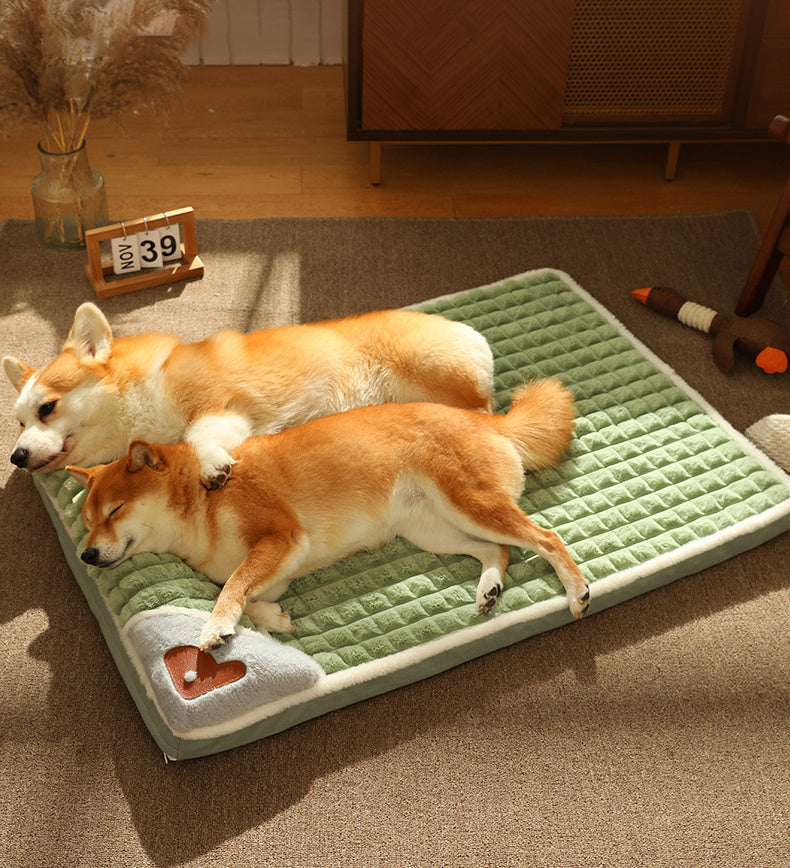 Plush Sleeping Mattress Calming Bed with Removable Cover