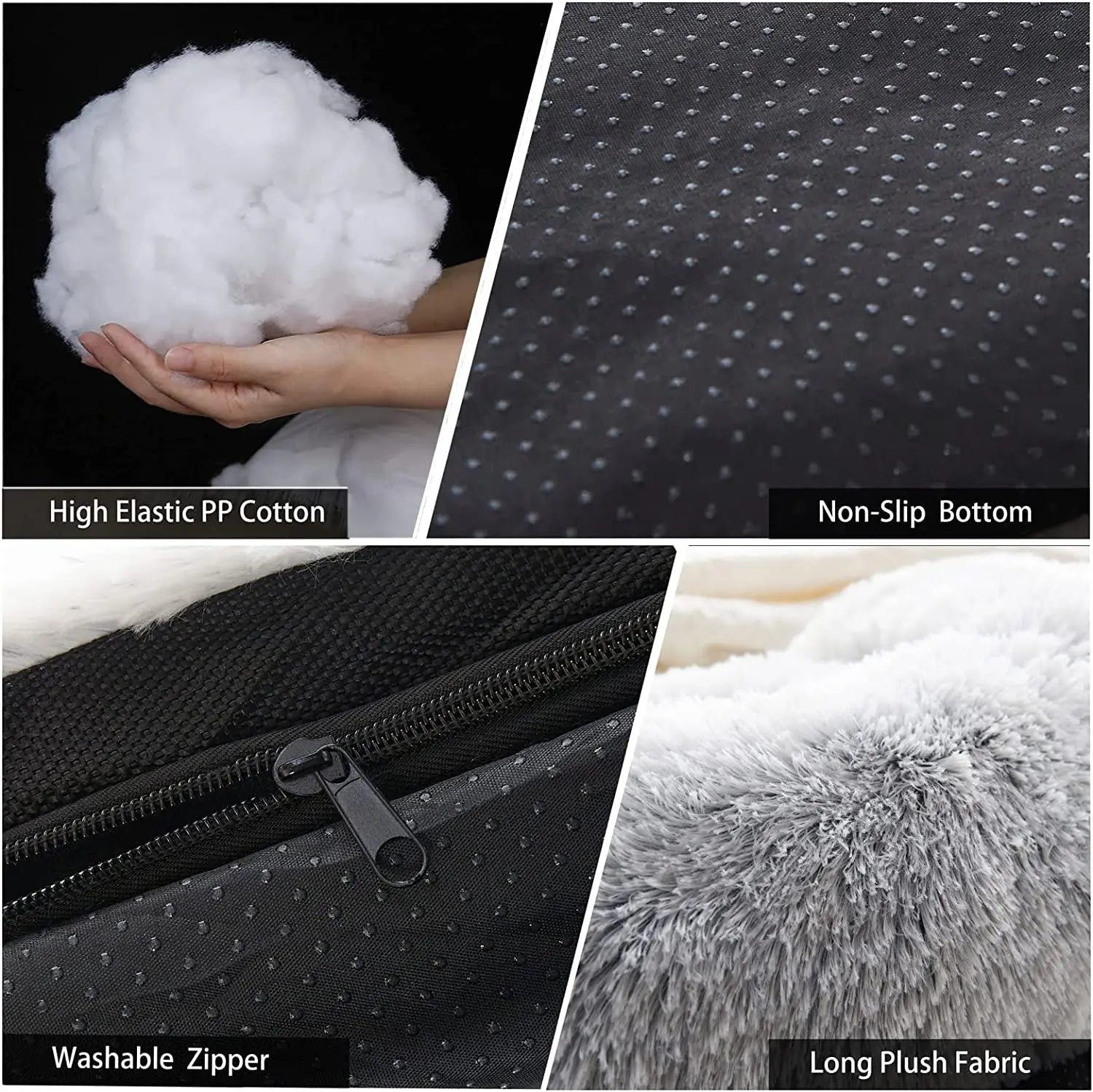 Calming Non-Slip Sofa Plush Cat and Dog Bed