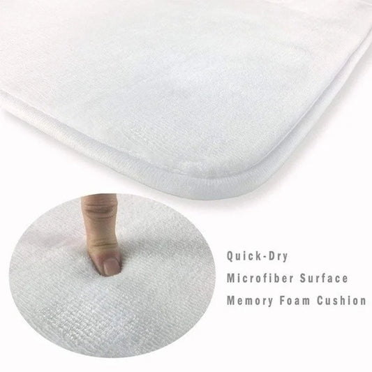 Long Cat Lady Non-Slip Door and Kitchen Mats