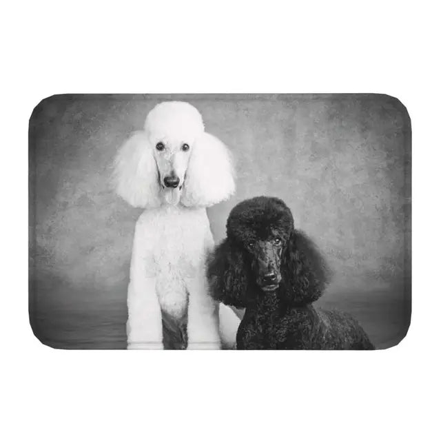 Starry Night Poodle Anti-Slip Doormat