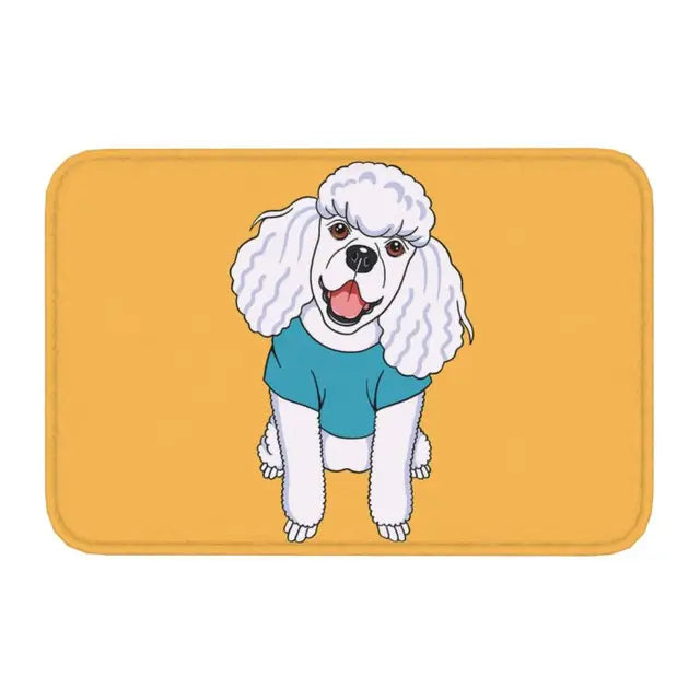 Starry Night Poodle Anti-Slip Doormat