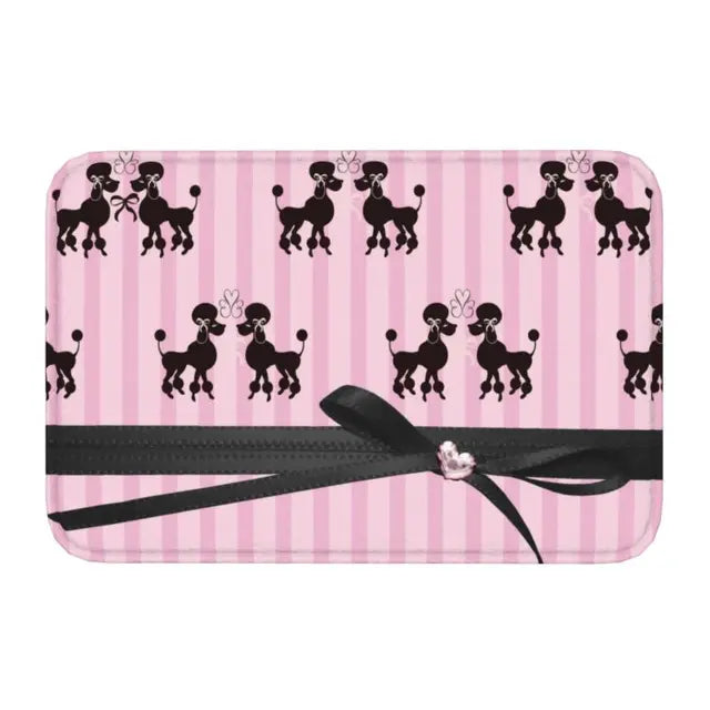 Starry Night Poodle Anti-Slip Doormat