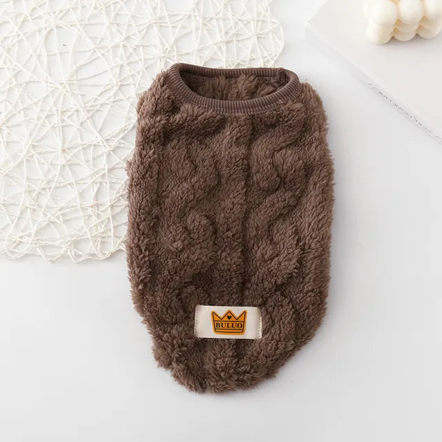 Cat Winter Fleece Cardigan Sweater