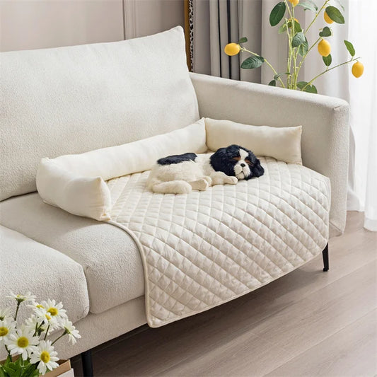 Velvet Quilted Sofa Blanket Bed and Couch Protector