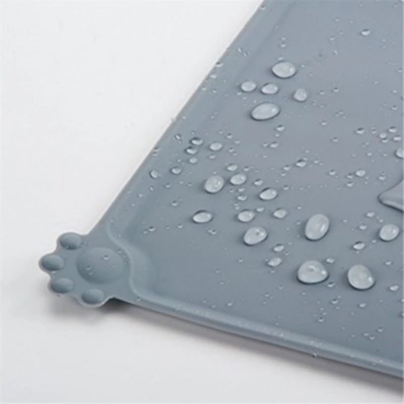 Silicone Waterproof Pet Mat for Food and Drinking Bowls