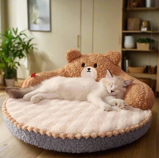 Anime Cat/Anime Bear Pet Pad Cushion