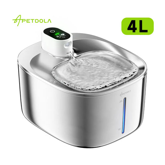 APETDOLA Wireless Auto Sensor Cat Drinking Fountain (4L)