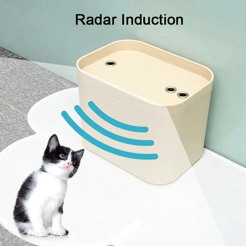 Automatic Electric Mute USB Cat Water Fountain with Filter Radar Induction
