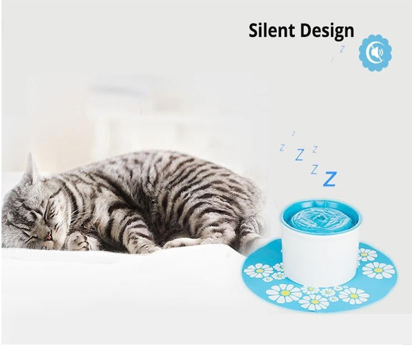 Automatic Flower Style Pet Drinking Fountain with Filter
