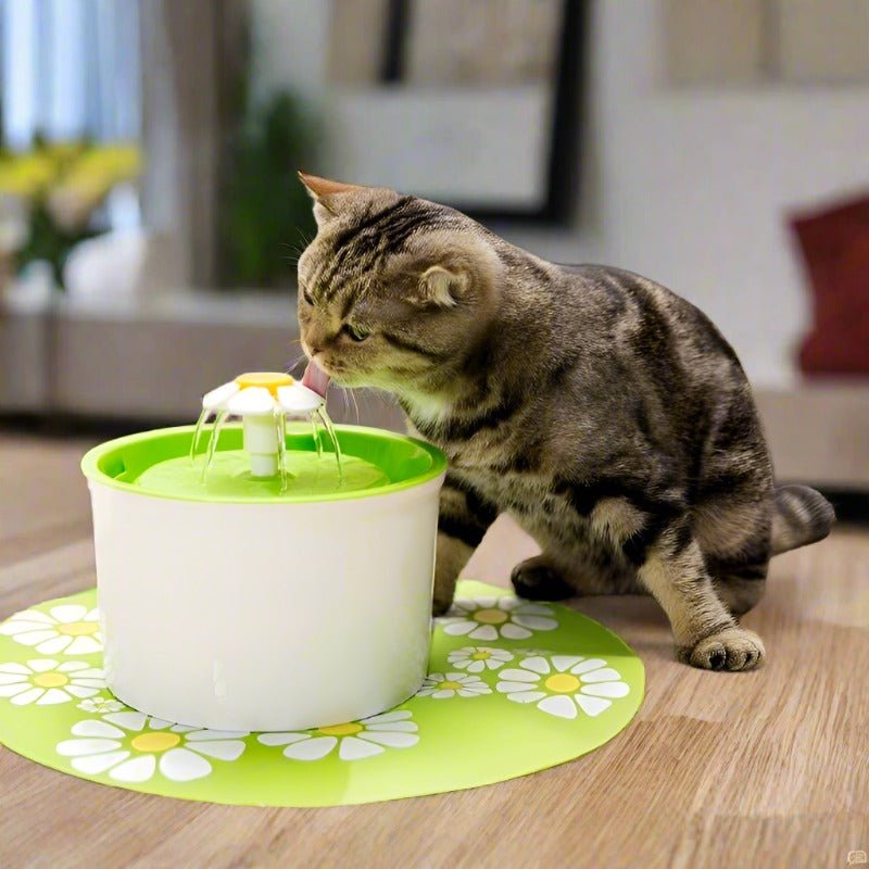 Automatic Flower Style Pet Drinking Fountain with Filter