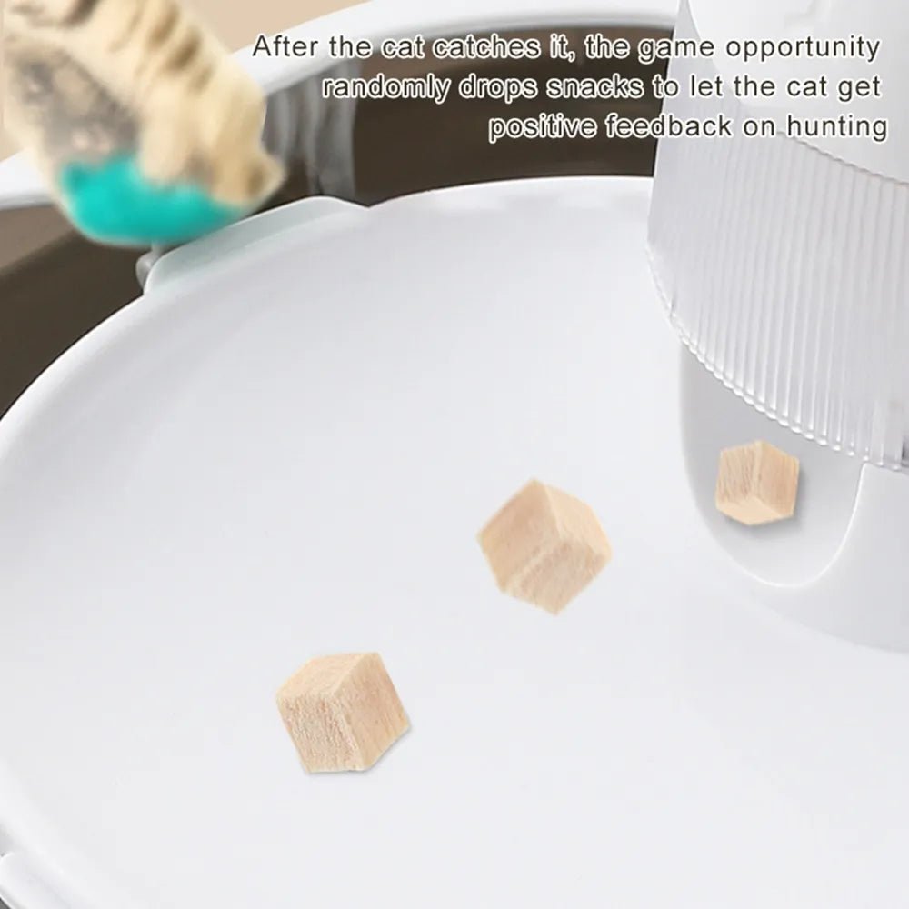 Automatic Pet Feeder Electric Flutter Rotating Kitten Toy