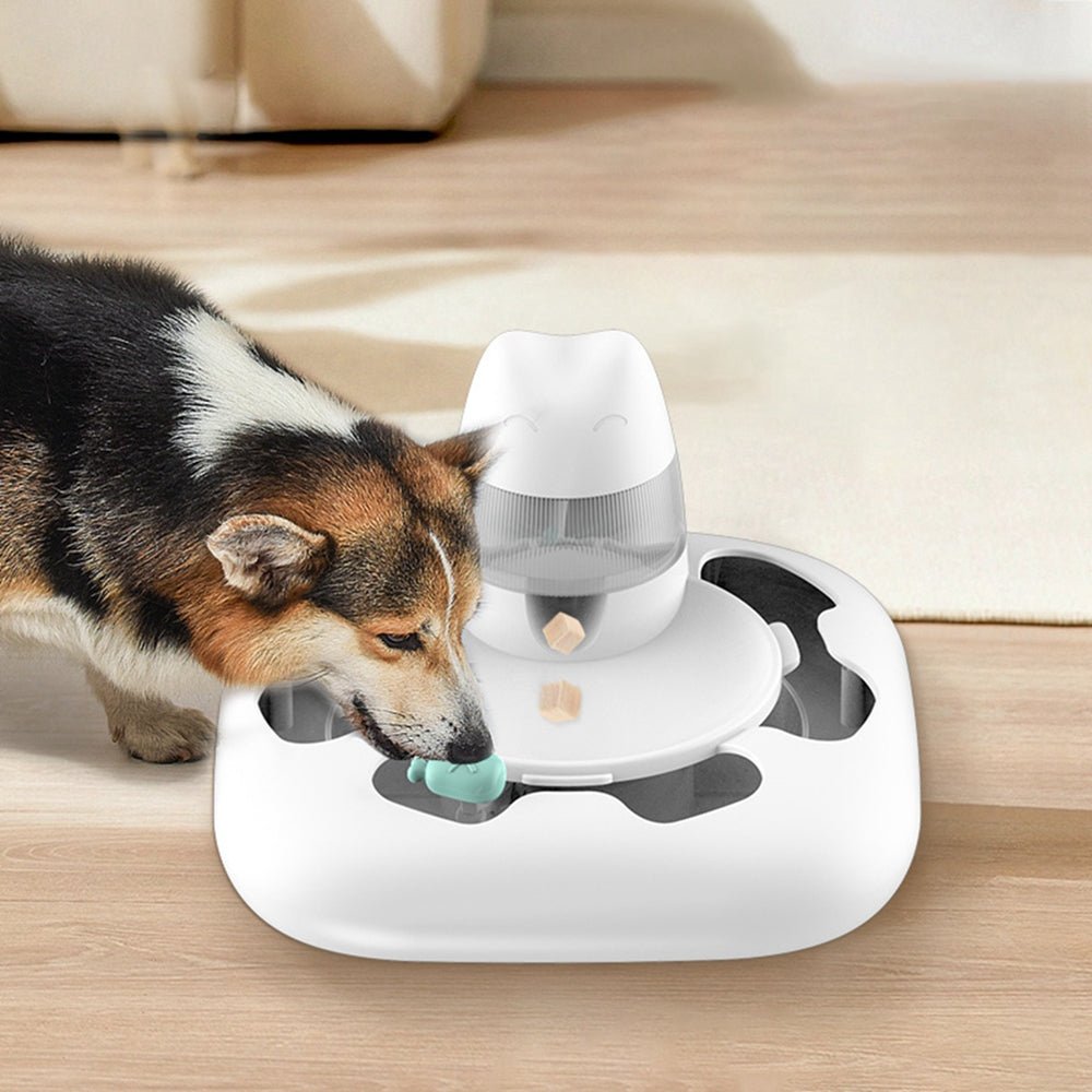 Automatic Pet Feeder Electric Flutter Rotating Kitten Toy