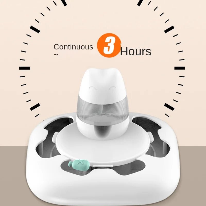 Automatic Pet Feeder Electric Flutter Rotating Kitten Toy