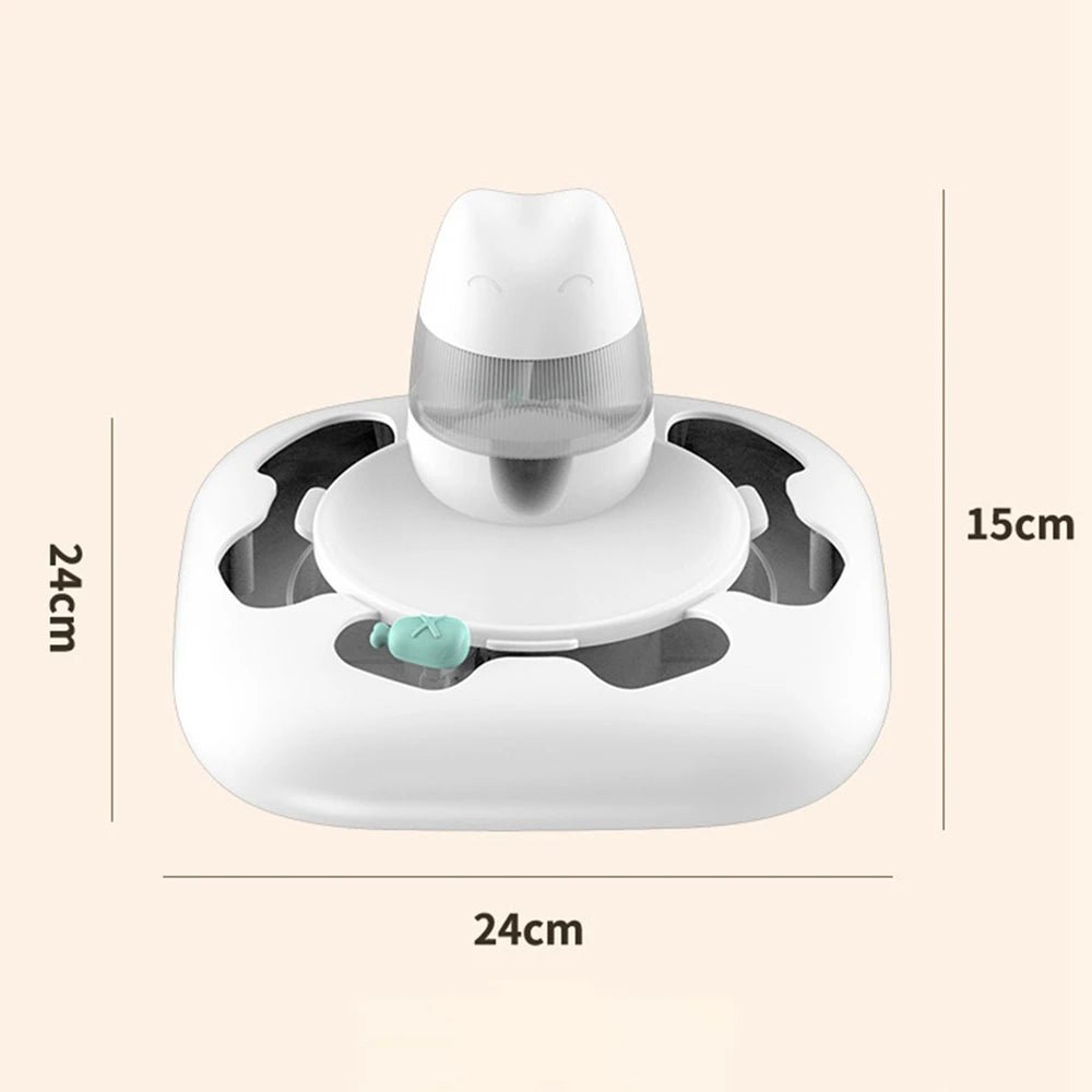 Automatic Pet Feeder Electric Flutter Rotating Kitten Toy