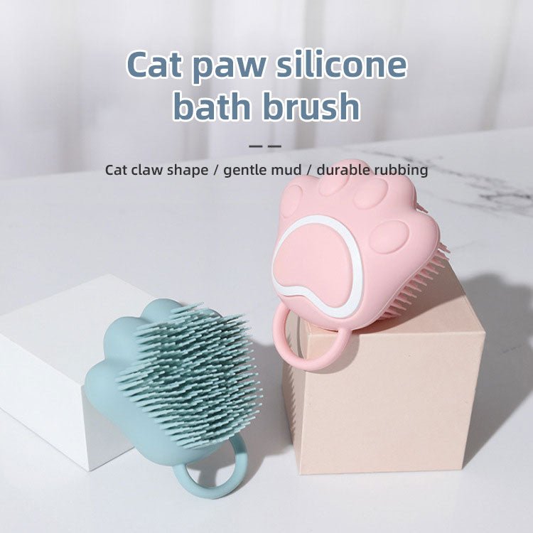 Bath Gel Paw Shower Brush