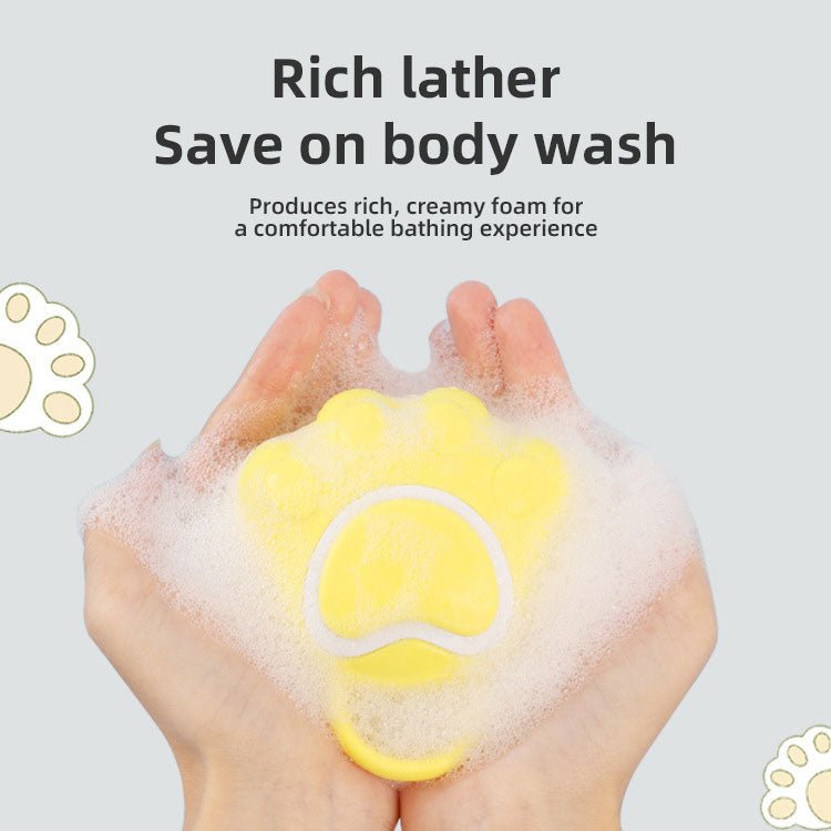Bath Gel Paw Shower Brush