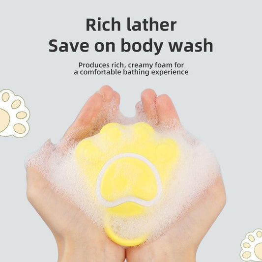 Bath Gel Paw Shower Brush