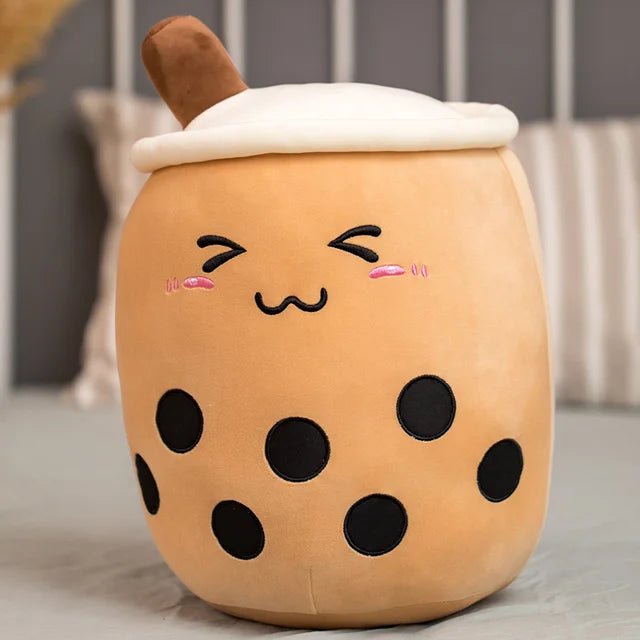 Boba Milk Tea Cat Sleeping Toy