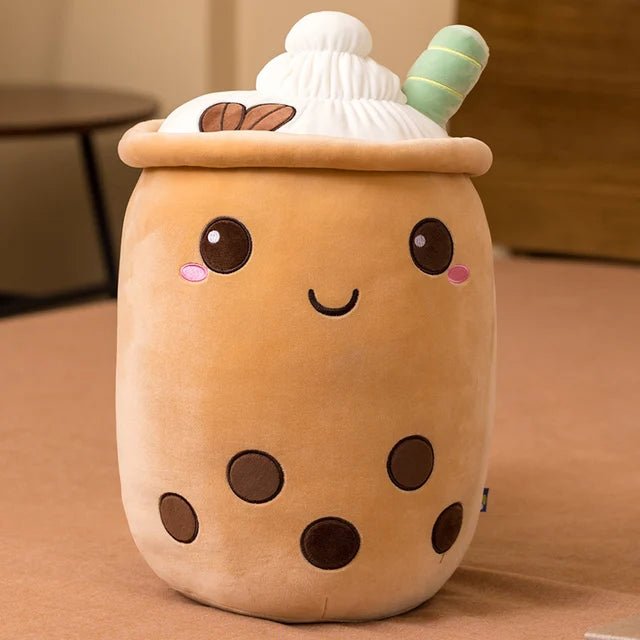 Boba Milk Tea Cat Sleeping Toy