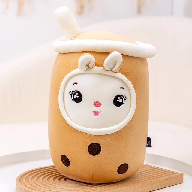 Boba Milk Tea Cat Sleeping Toy