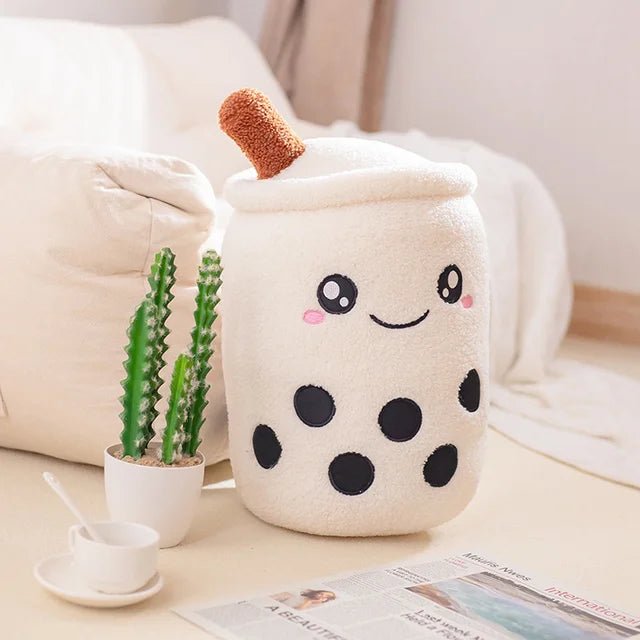 Boba Milk Tea Cat Sleeping Toy