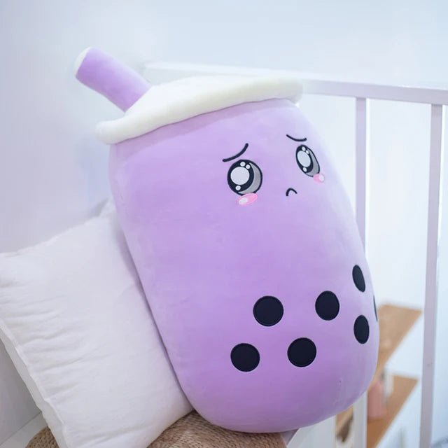 Boba Milk Tea Cat Sleeping Toy