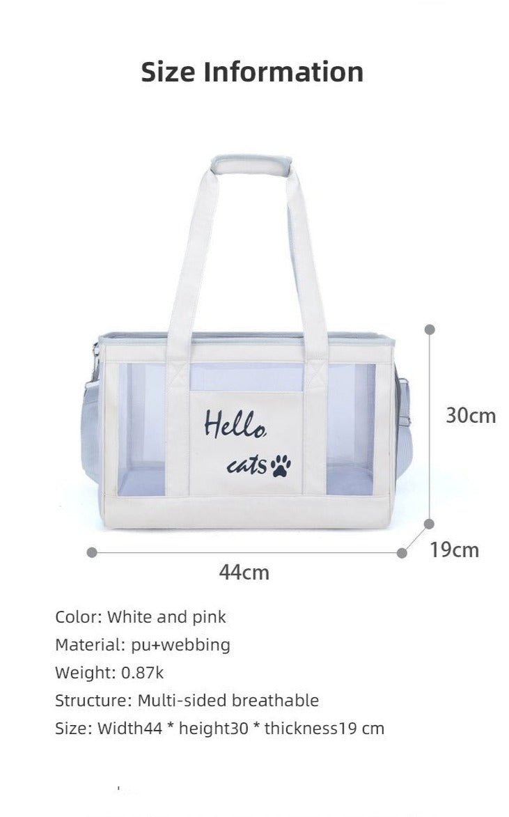 Breathable Portable Shoulder Large Capacity Pet Bag