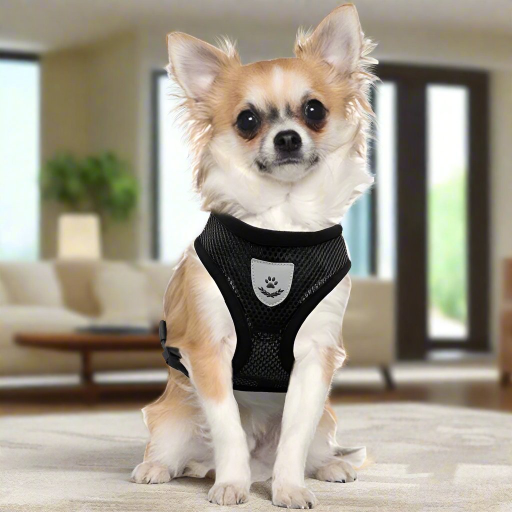 Breathable Reflective Cat Harness with Adjustable Lead Leash