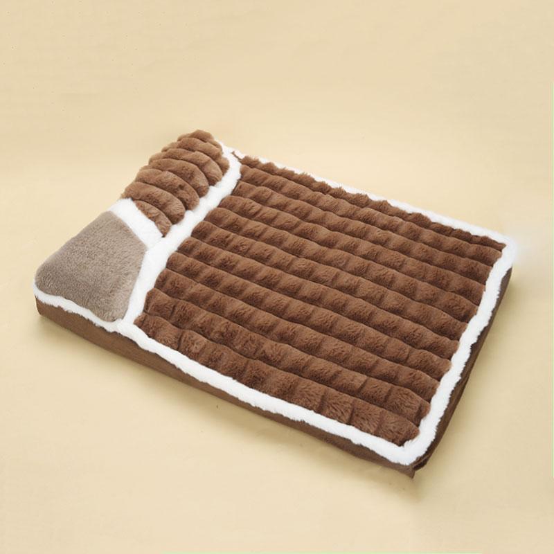 Plush Sleeping Mattress Calming Bed with Removable Cover