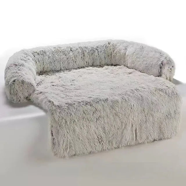 Calming Non-Slip Sofa Plush Cat and Dog Bed