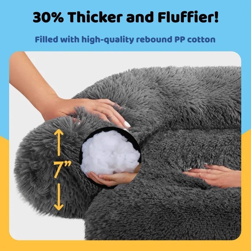 Calming Non-Slip Sofa Plush Cat and Dog Bed
