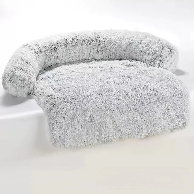Calming Non-Slip Sofa Plush Cat and Dog Bed