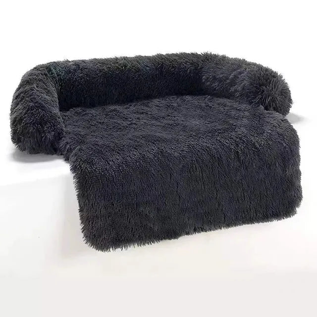 Calming Non-Slip Sofa Plush Cat and Dog Bed