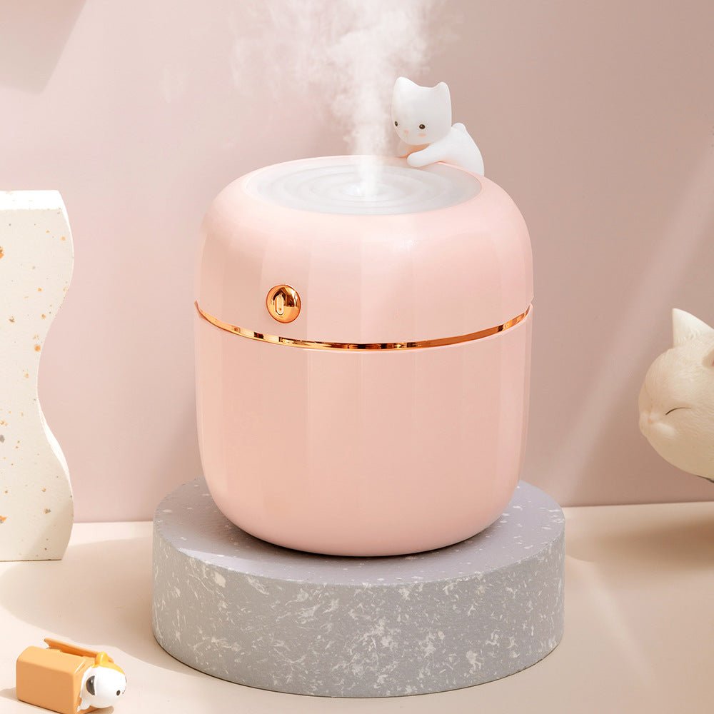 Cartoon Cat Carving Humidifier USB Mini Desktop Home Atomizer