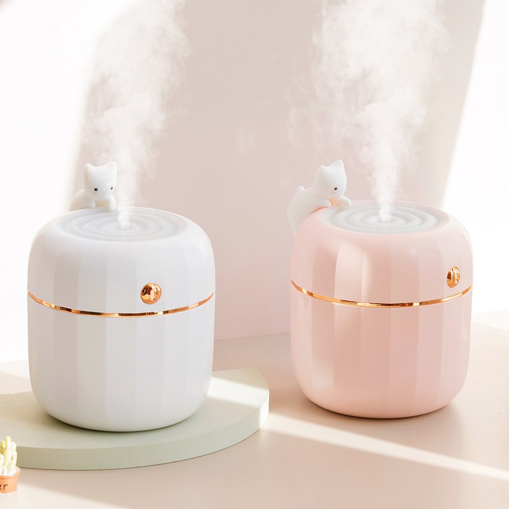 Cartoon Cat Carving Humidifier USB Mini Desktop Home Atomizer