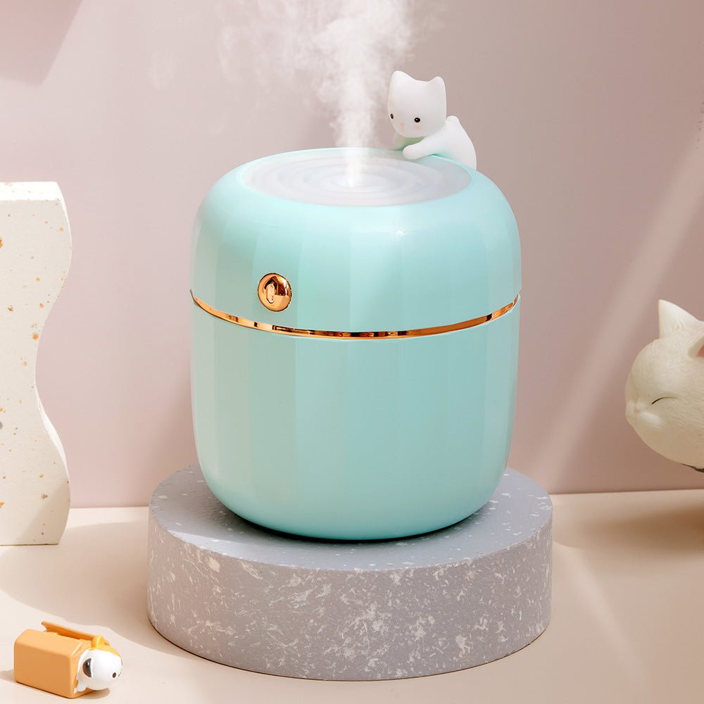 Cartoon Cat Carving Humidifier USB Mini Desktop Home Atomizer