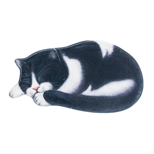 Cartoon Cat Non-Slip Bedroom Rug