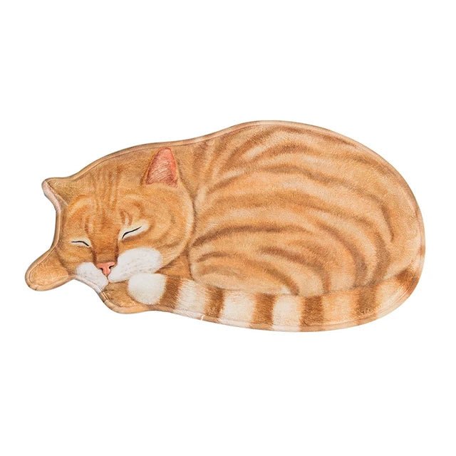 Cartoon Cat Non-Slip Bedroom Rug