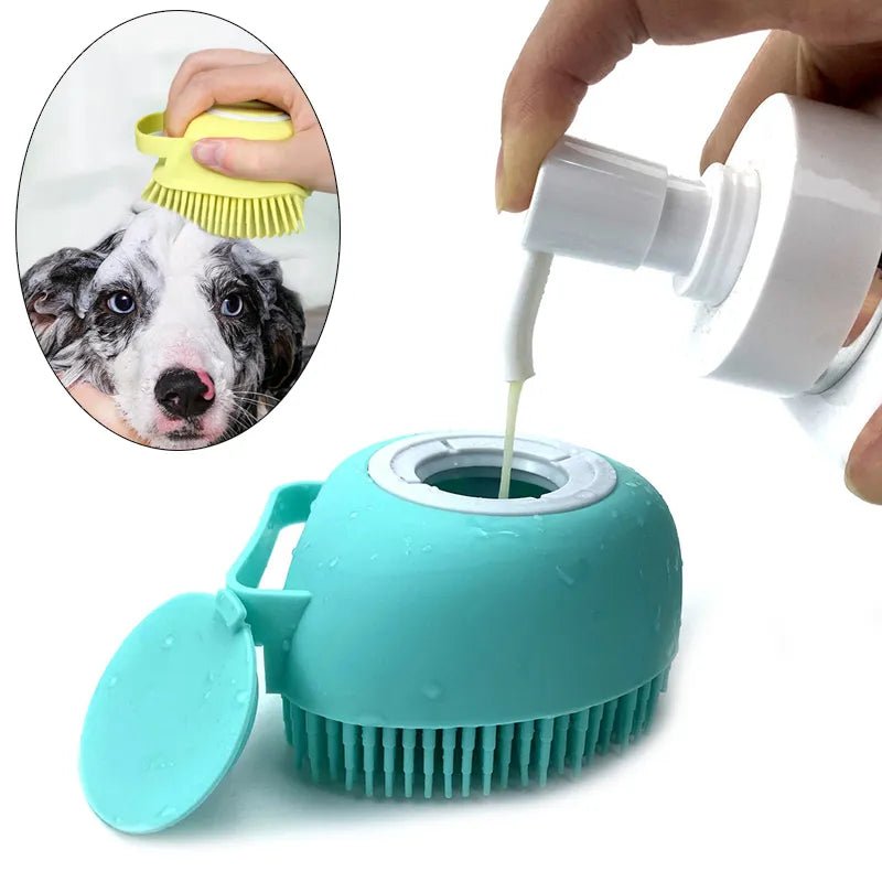 Cat Bath Soft Silicone Massage Brush