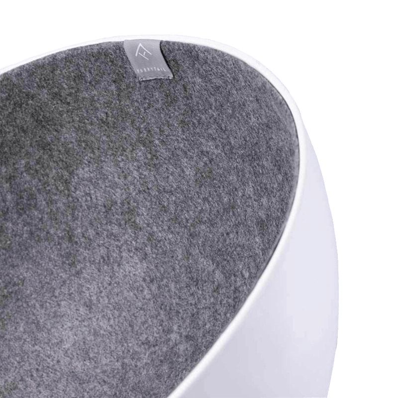 Cat Boss Fiber Spinning White Interactive Rotary Pet Nest